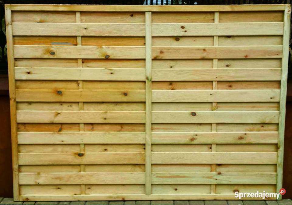 Solidny i Mocny Płot Pełen Prosty 250 x 180