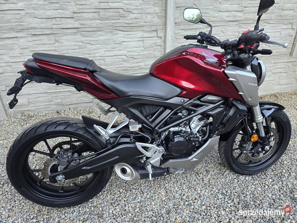 Honda cb125r PIĘKNA bordowy Sobótka