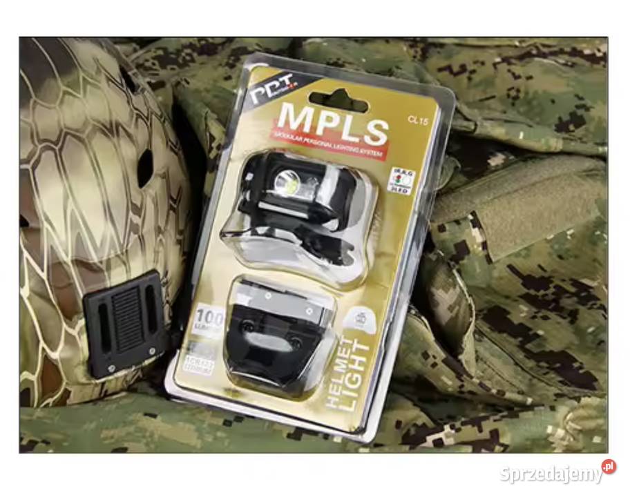 Latarka czołowa LED czołówka taktyczna na kask mazowieckie Płock