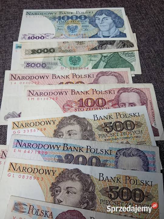 Banknoty PRL podlaskie