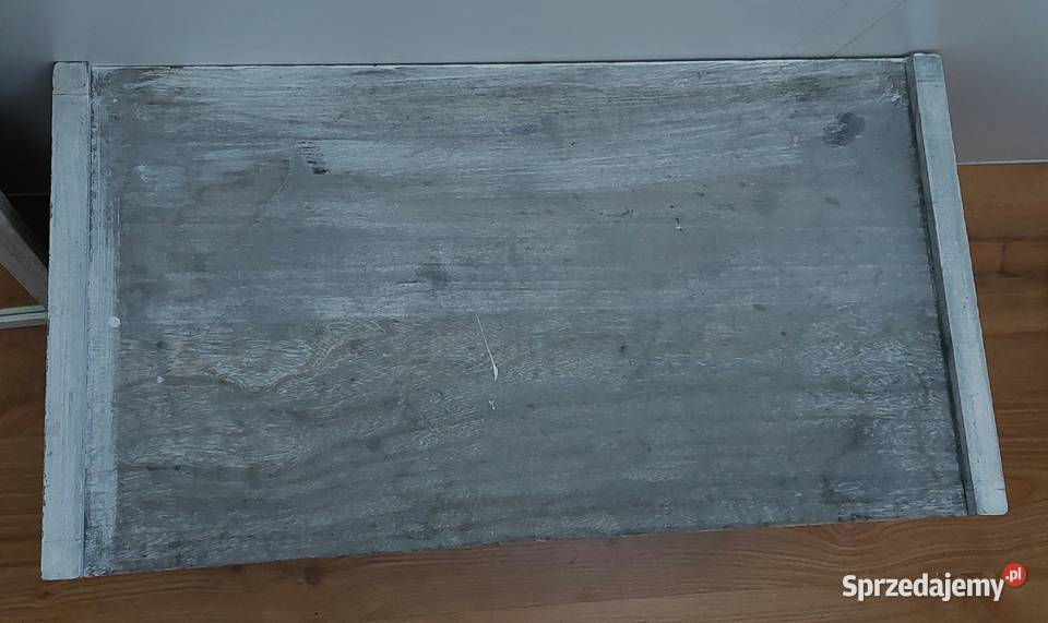 Lustro i szafka na buty z wiklinowymi koszykami Chrzanów