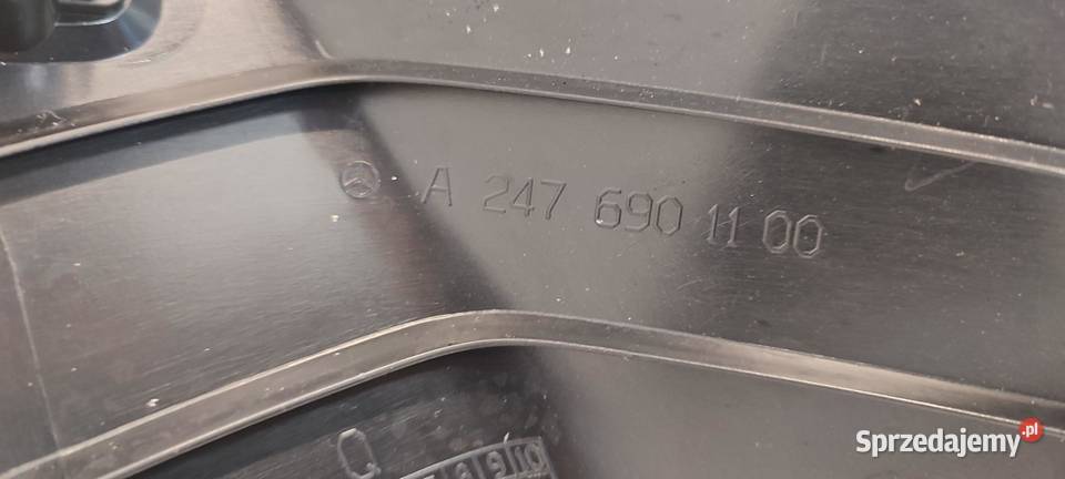 MERCEDES W247 OSŁONA SŁUPKA LEWY TYŁ A2476901100 Progi dolnośląskie