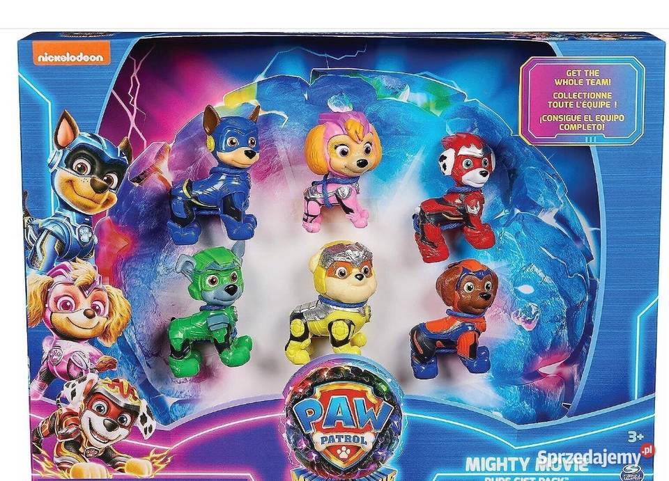 PSI PATROL MIGHTY MOVIE FILM ZESTAW 6 FIGUREK Poznań