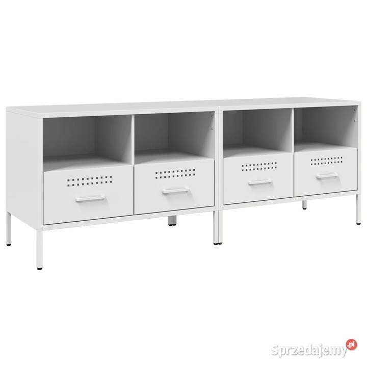 Szafki pod telewizor 2 białe 68x39x505 stalowe Warszawa sprzedam