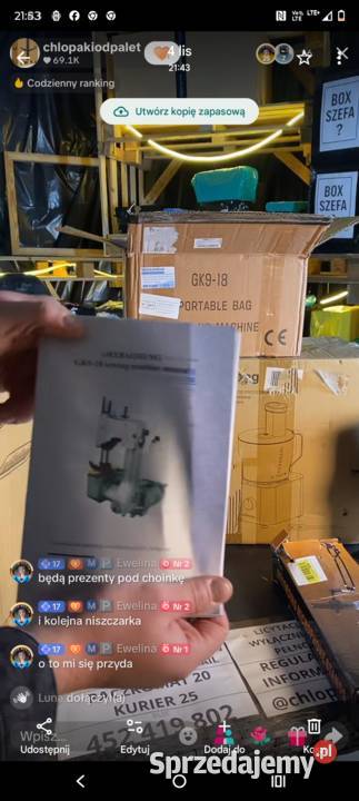 Nowa maszyna do szycia worków Szczecinek sprzedam