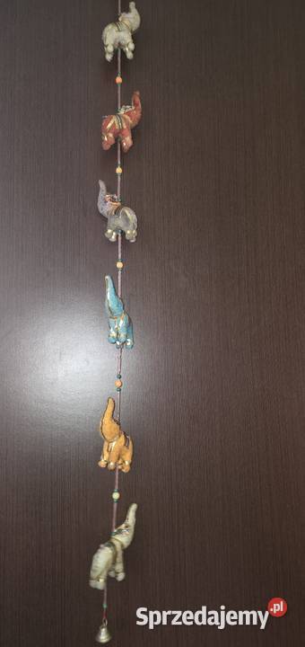 Słonie na szczęście girlanda zakończona śląskie Sosnowiec sprzedam