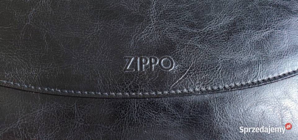 Teczka aktówka męska Zippo skóra naturalna Warszawa