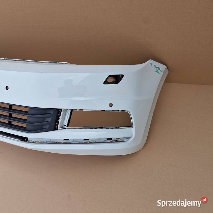 VW TOURAN 3 III 5TA ZDERZAK PRZÓD SPRYSKI 4 PDC Bieleń