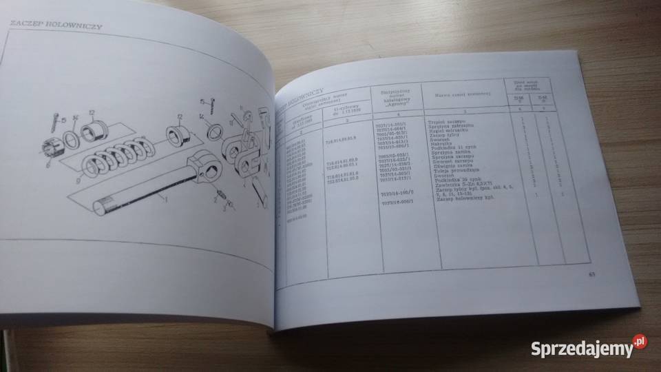 Przyczepa autosan d 55 katalog części