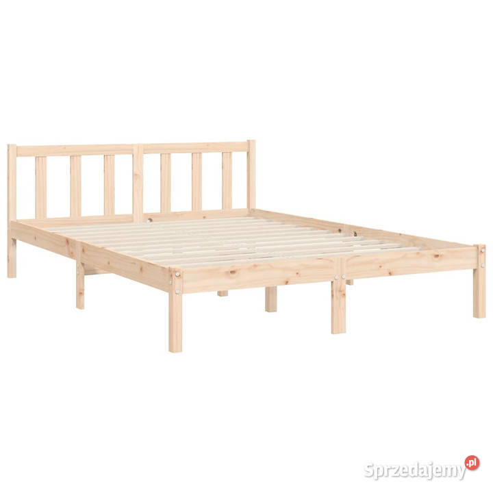 Rama łóżka z wezgłowiem lite drewno WM3192396 100cm Warszawa sprzedam