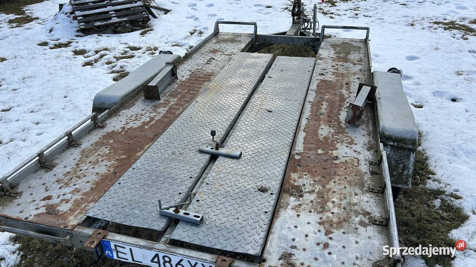 Laweta przyczepa ciężarowa Łazy-Dąbrowa