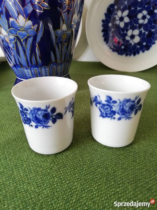 Literatki porcelana z kobaltem Gorlice