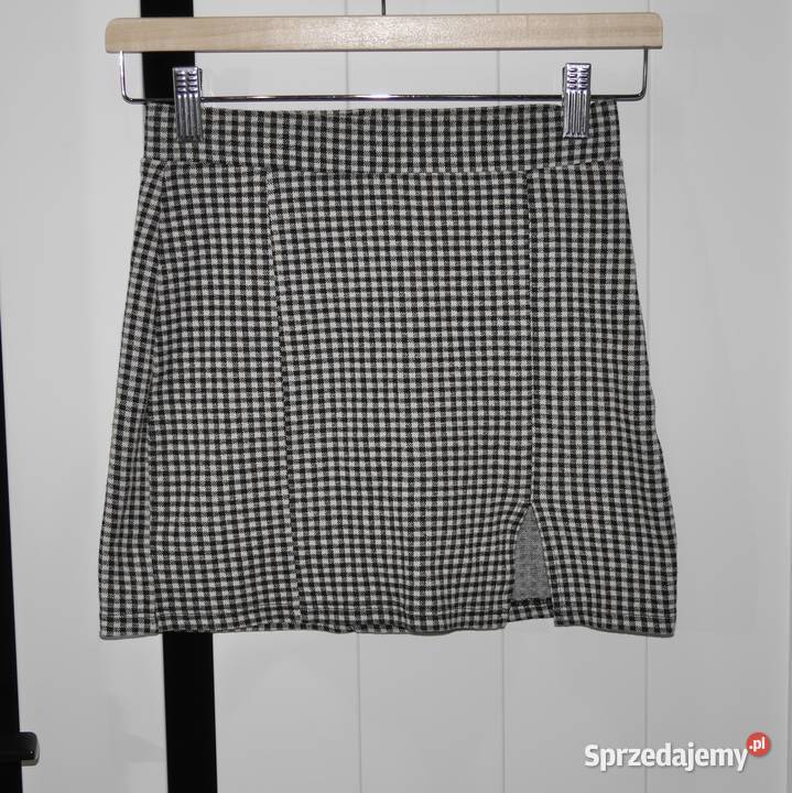 Bershka świetna spódniczka drobna krata 36 S Wrocław