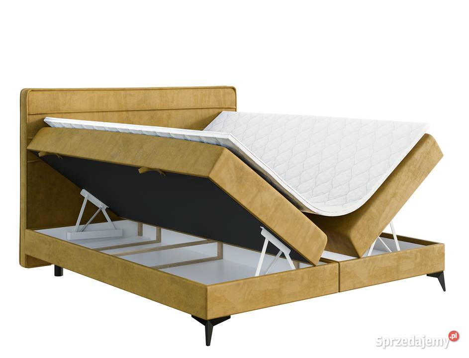 Łóżko tapicerowane Allen 200x200 200cm Łóżka Wrocław sprzedam