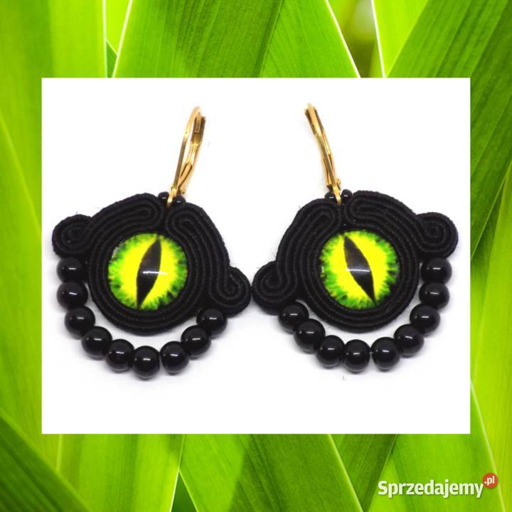 KOLCZYKI SMOCZE OCZKA SUTASZ Warszawa