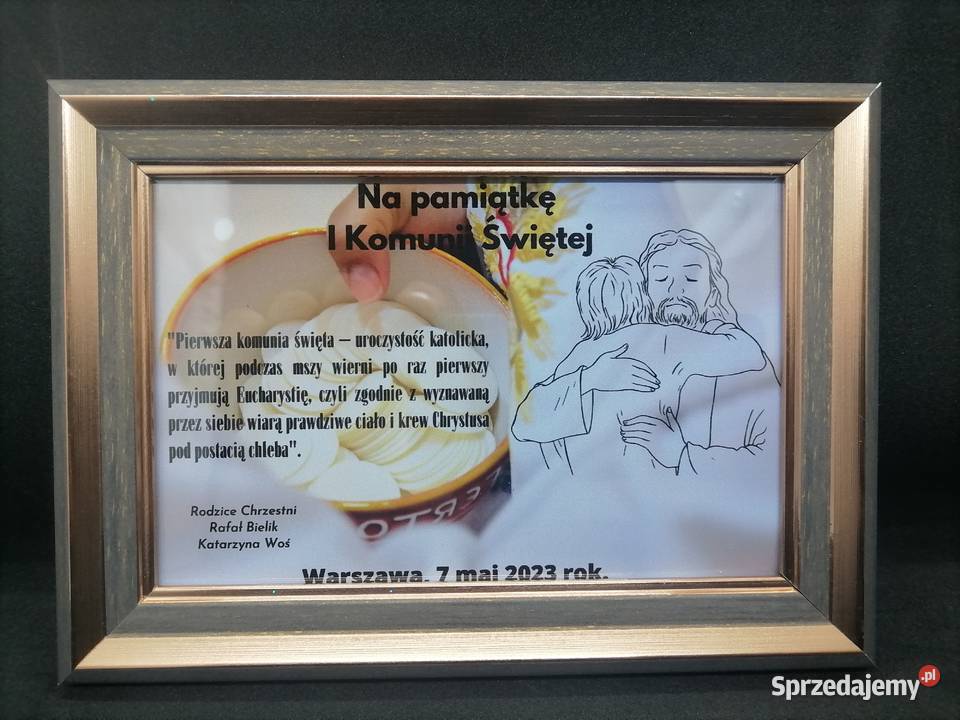 Pamiątka I Komunii Świętej Chrztu i inne