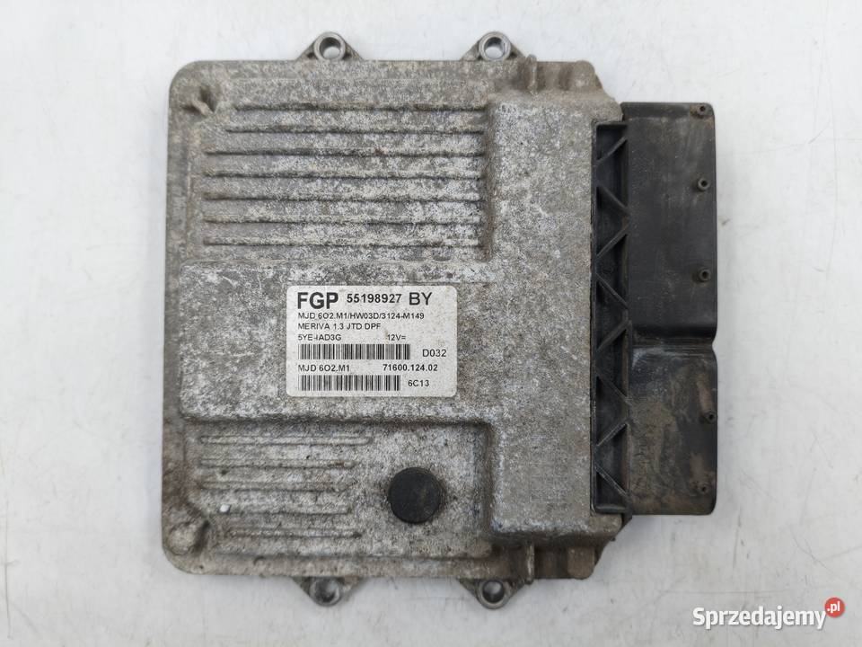 Sterownik Silnika Opel Meriva A 13 CDTI 55198927 osobowe Wyszków