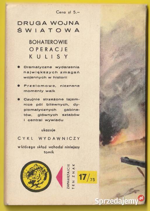 ŻÓŁTY TYGRYS PIĄTKA ODWAGĘ 1975 Łódź