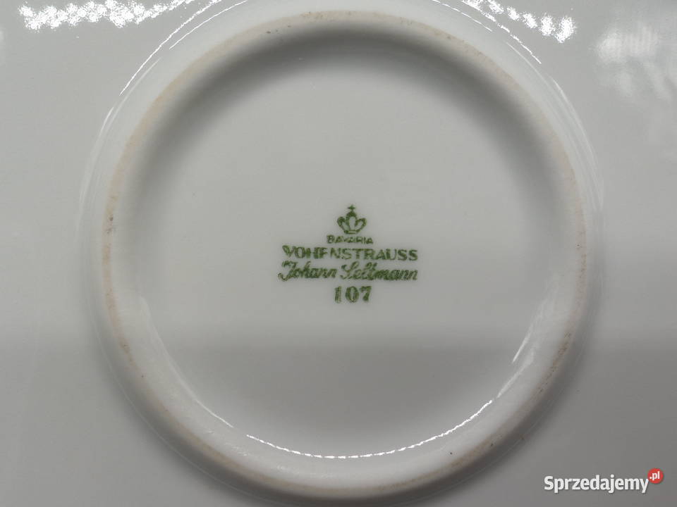Porcelanowa pateratortownica VOHENSTRAUSS Porcelana i szkło Raszków