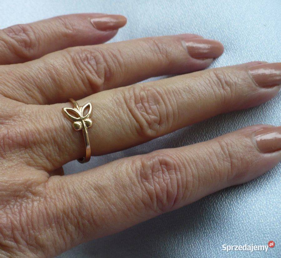 złoty pierścionek pr 583 14k 13 Pierścionki Suwałki