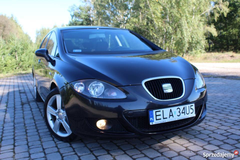 Piękny Seat Leon II 19 TDI 105 ALU KLIMATRONIK komputer pokładowy łódzkie Łask