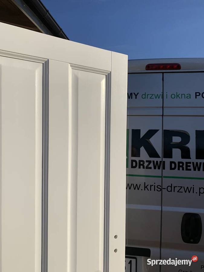 DRZWI wewnętrzne drewniane STYL różowe Drzwi i okna Bobrowo