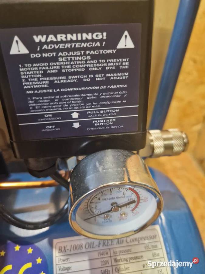 Kompresor POWIETRZA bezolejowy Boxer 35L 8 bar