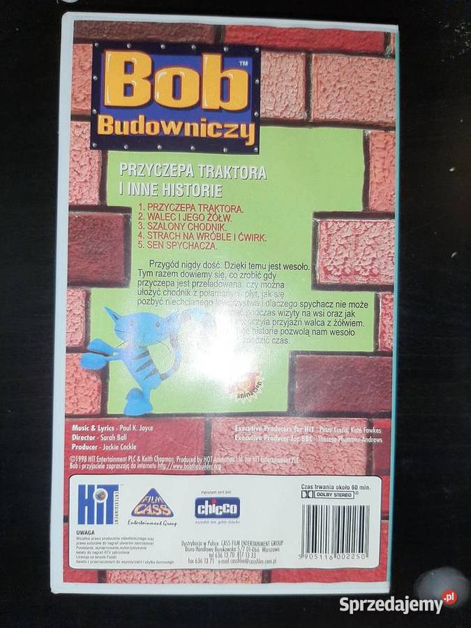 Bob
Budowniczy PRZYCZEPA TRAKTORA I INNE Magnetowidy Inowrocław