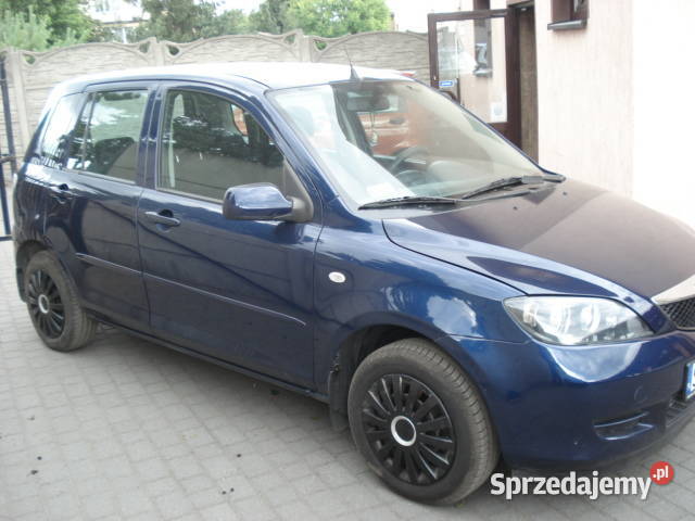 mazda 2 drzwi prawe przednie a5d granatowe Myszków
