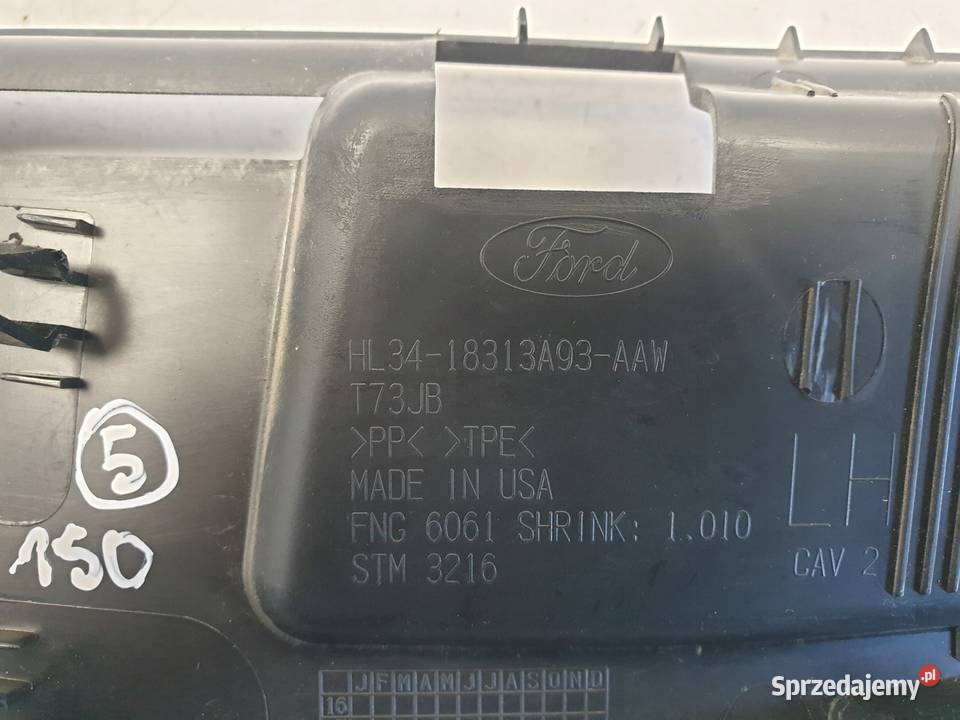 Ford F150 OSŁONA PANEL OBUDOWA HL3418313A93 Pozostałe Rudka