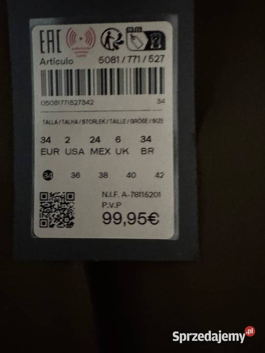 Spodnie damskie 34 Massimo Dutti kuloty bermudy Częstochowa