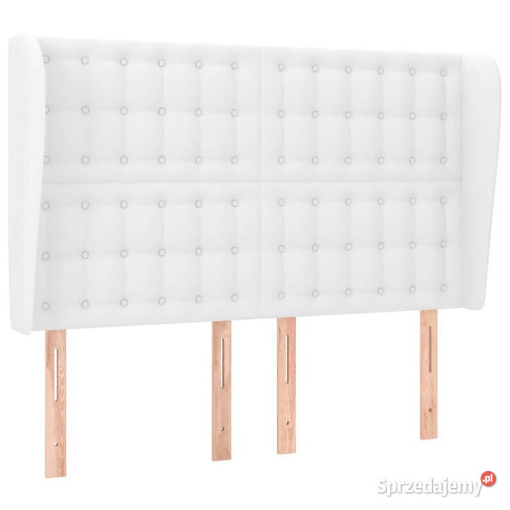 Zagłówek uszak biały 147x23x118128 sztuczna mazowieckie Warszawa