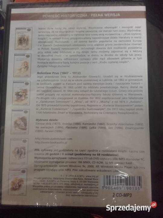 słuchowisko audiobook powieść historyczna Faraon Będzin