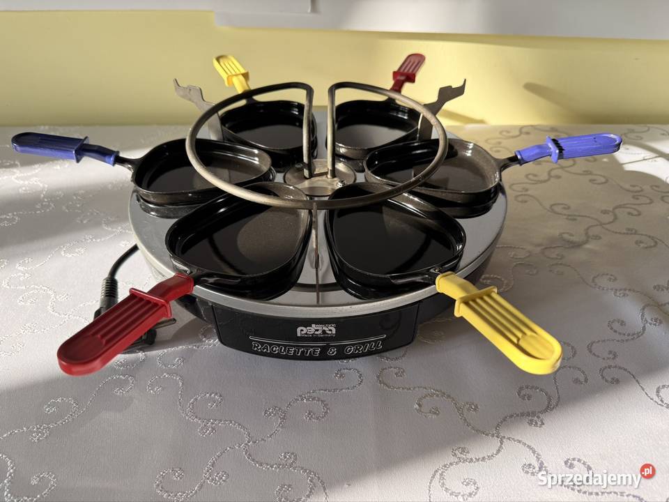 Grill Elektryczny Petra Raclette 2w1 Teflon Czerwionka-Leszczyny