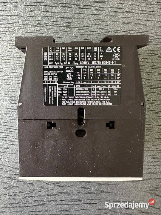 Stycznik mocy 25A 3P 230V AC DILM2510 Łódź sprzedam
