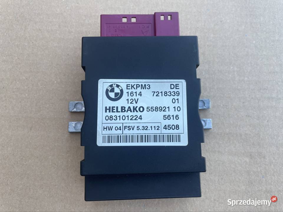 7218339 pompa paliwa helbako bmw E81 E87 E90 E92 Motoryzacja Szczecin