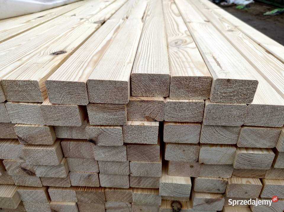 Łata suszona 40x60 strugana z czterech stron pomorskie Gdańsk sprzedam