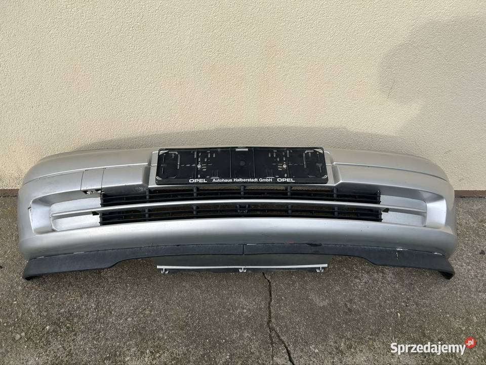 Zderzak przedni Opel astra g z147 srebrny