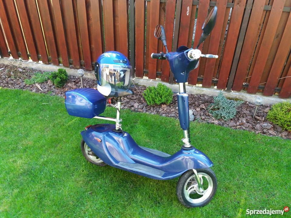 skuter elektryczny hulajnoga elektryczna 350W niebieski Marki