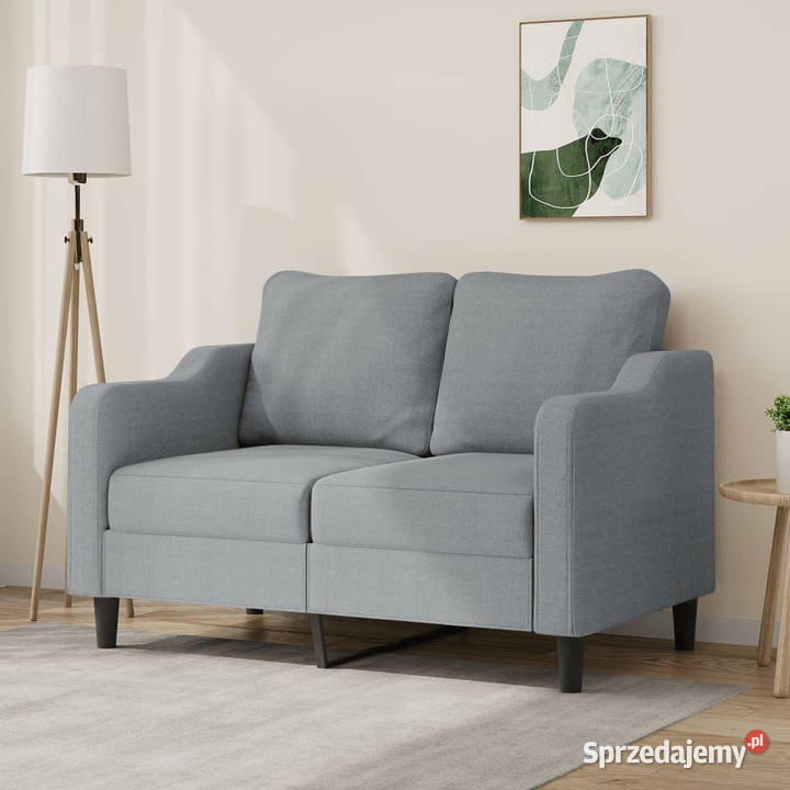 Sofa 2osobowa jasnoszara 120 tapicerowana Sofy i kanapy mazowieckie Warszawa