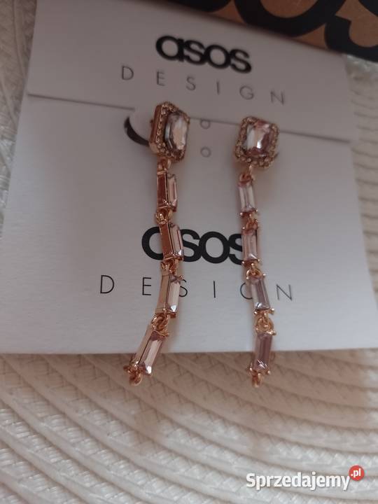 ASOS Długie Bogato zdobione kolczyki z Londynu Kraków sprzedam