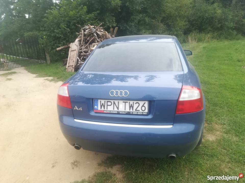 Klapa tył Audi A4 B6 Rok produkcji 2002 Płońsk