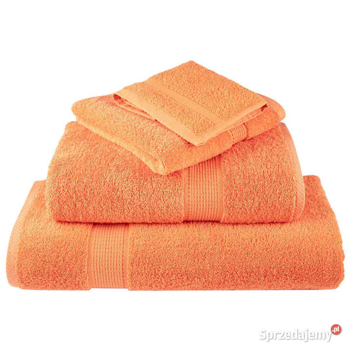Ręczniki premium SOLUND 2 pomarańczowe 80x200
