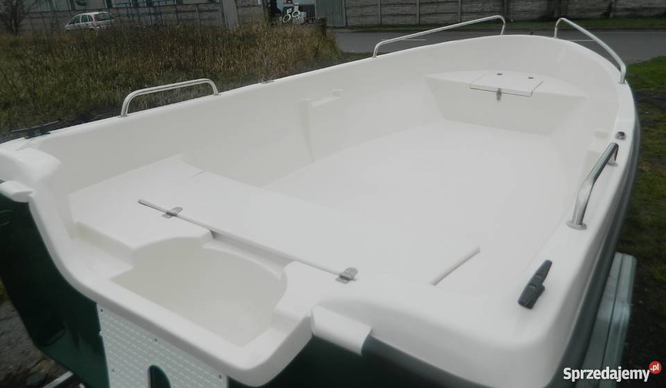łódź łódka wędkarska wiosłowa motorowa PART 360 Police