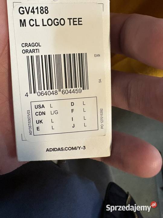 Y3 M CL LOGO TEE Warszawa sprzedam