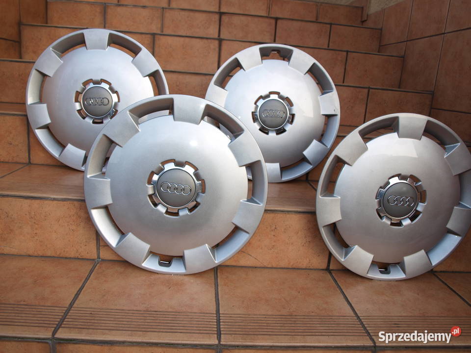 Audi kołpaki 16 oryginalne komplet 4 sztuki Koła i felgi wielkopolskie Kalisz