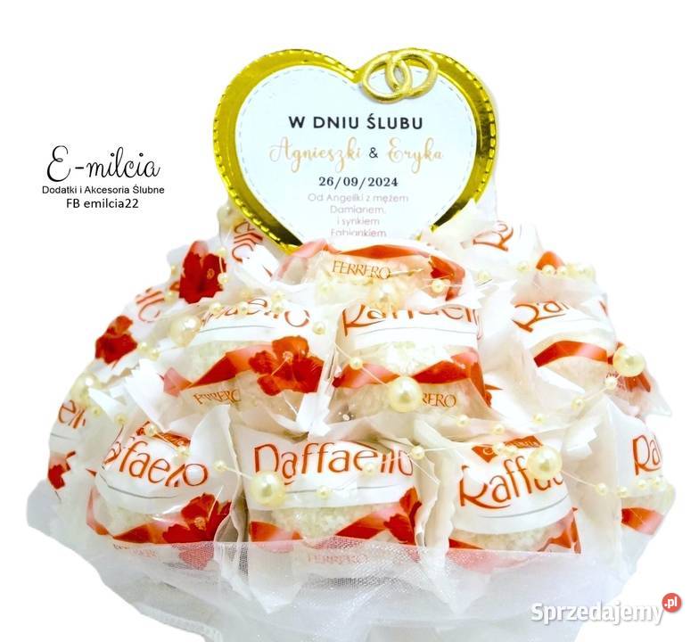 SŁODKI BUKIECIK RAFFAELLO wykonany z okazji lubuskie Zielona Góra