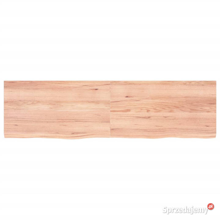 Półka brązowa 180x50x24 lakierowane lite drewno Warszawa