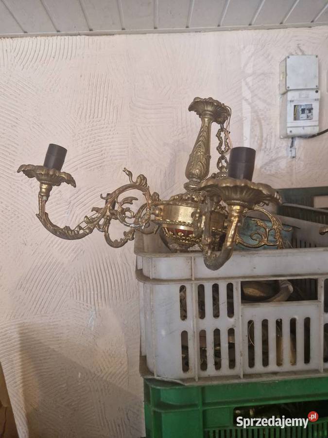 Świeczniki żyrandol zegary wazony lampy okrętowe zachodniopomorskie Świnoujście