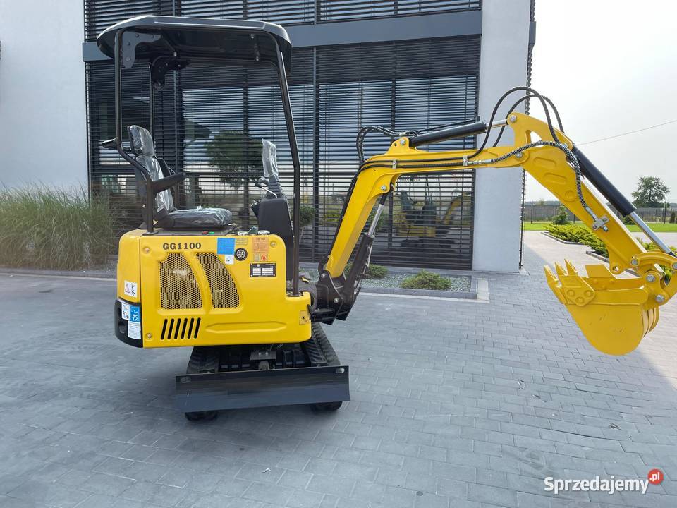 Kubota i Gunter Grossmann Minikoparka GG1100 Gąsiennice lubelskie Poniatowa